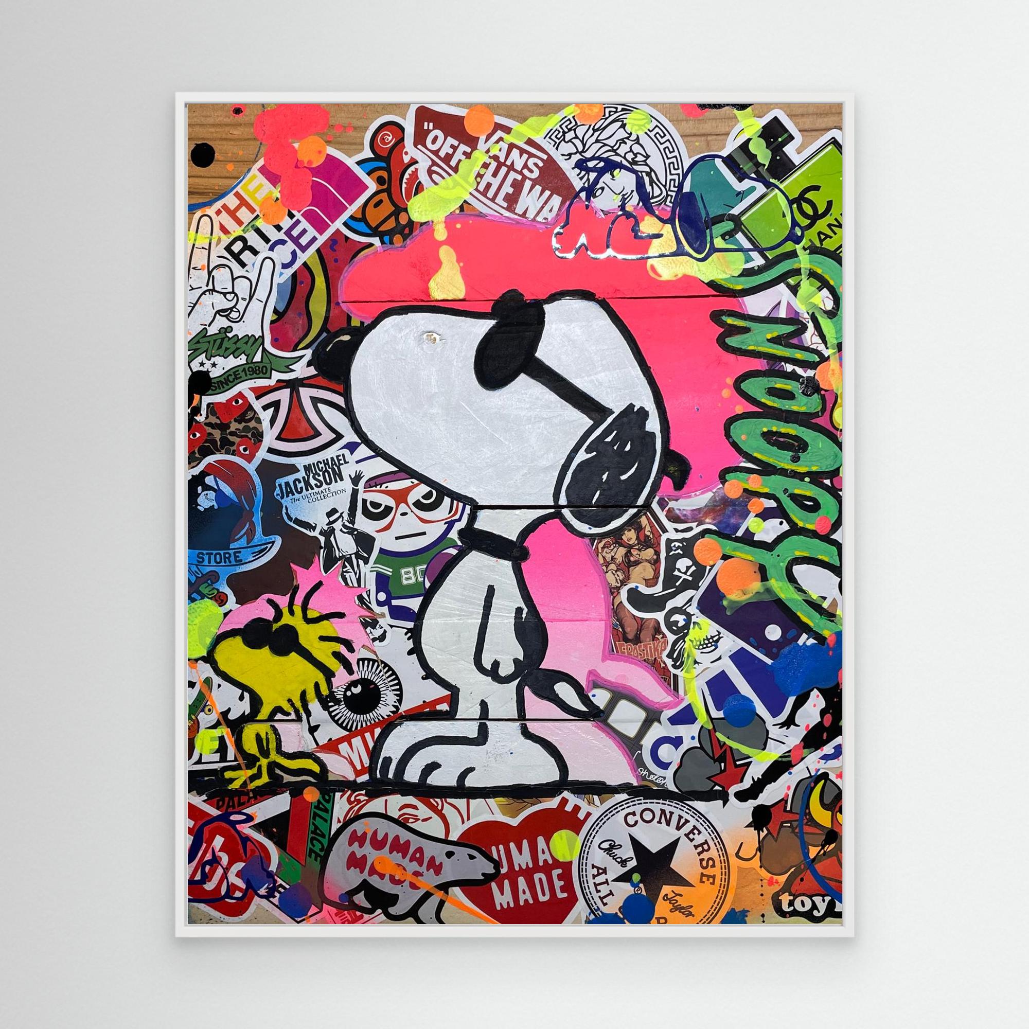 Snoopy reproduction officielle sur toile
