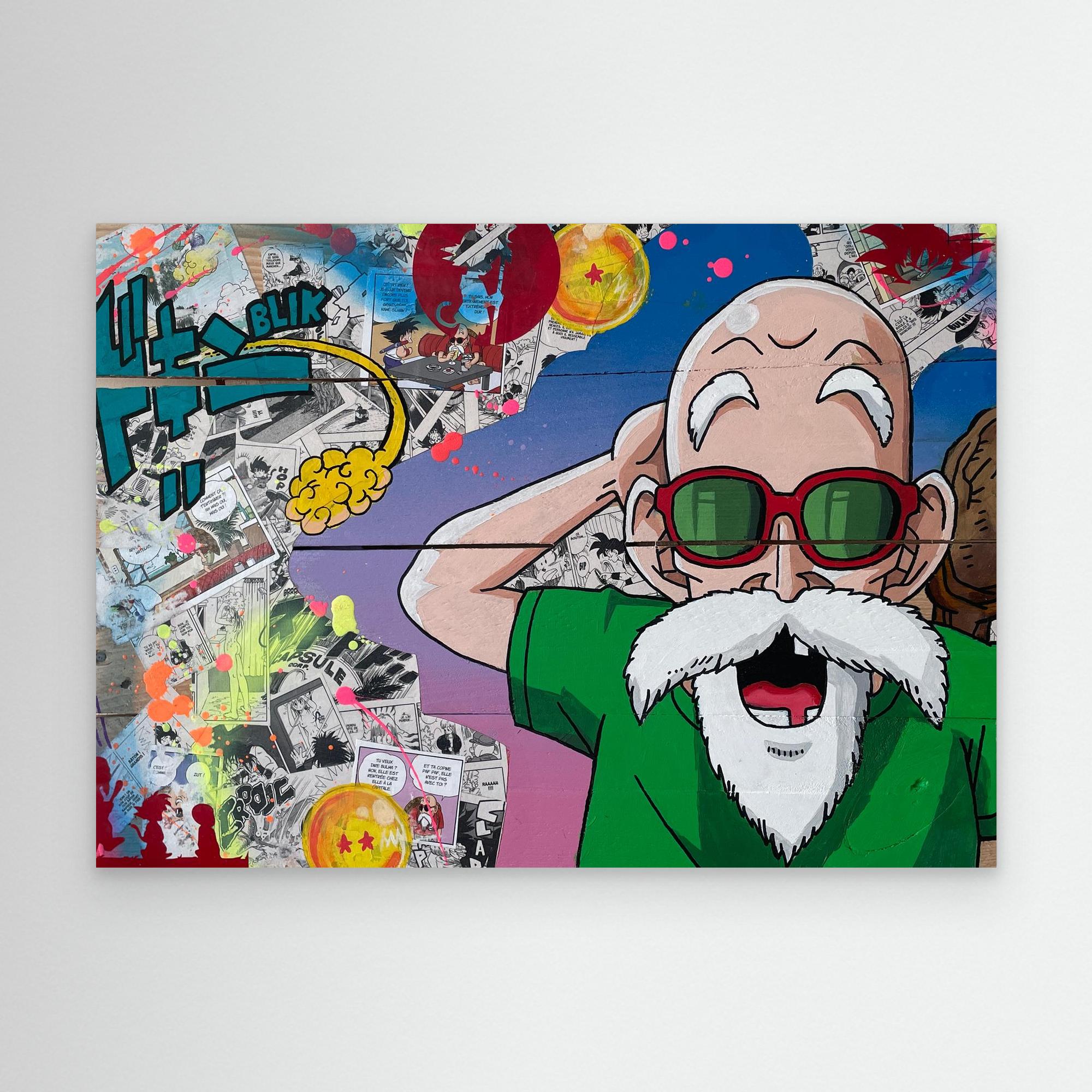 Tortue Géniale reproduction officielle sur toile de l'œuvre de Vincent STREIFF