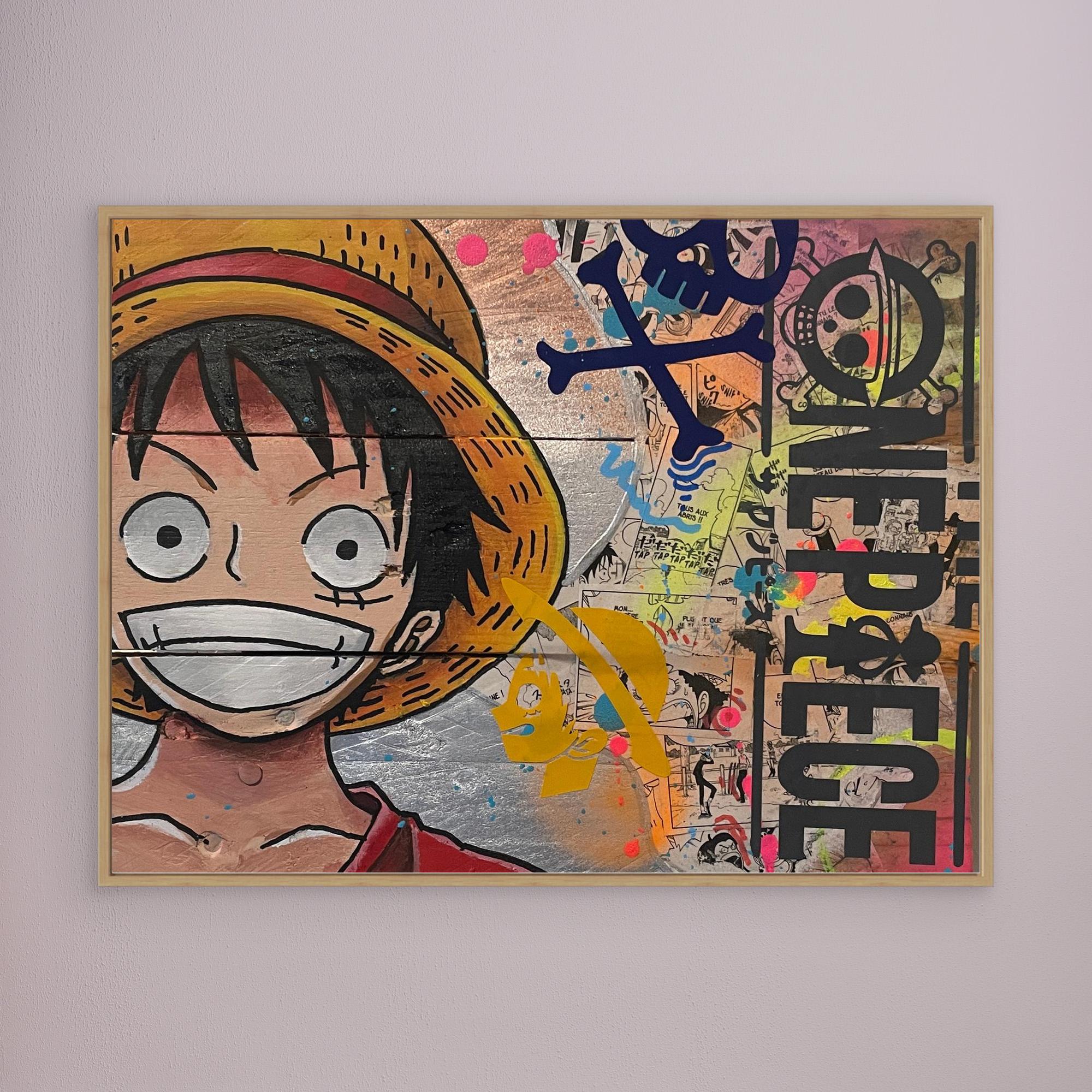 One piece reproduction officielle sur Toile
