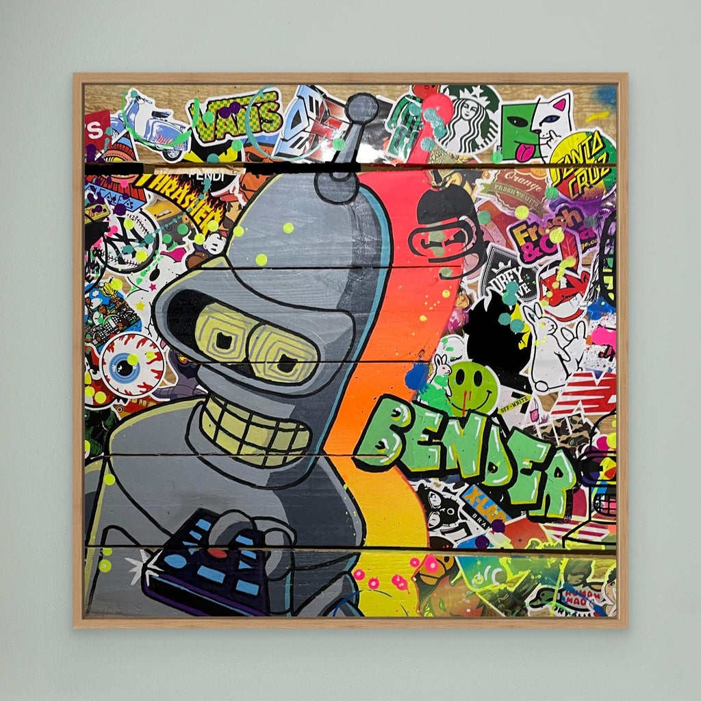 Bender reproduction officielle sur toile