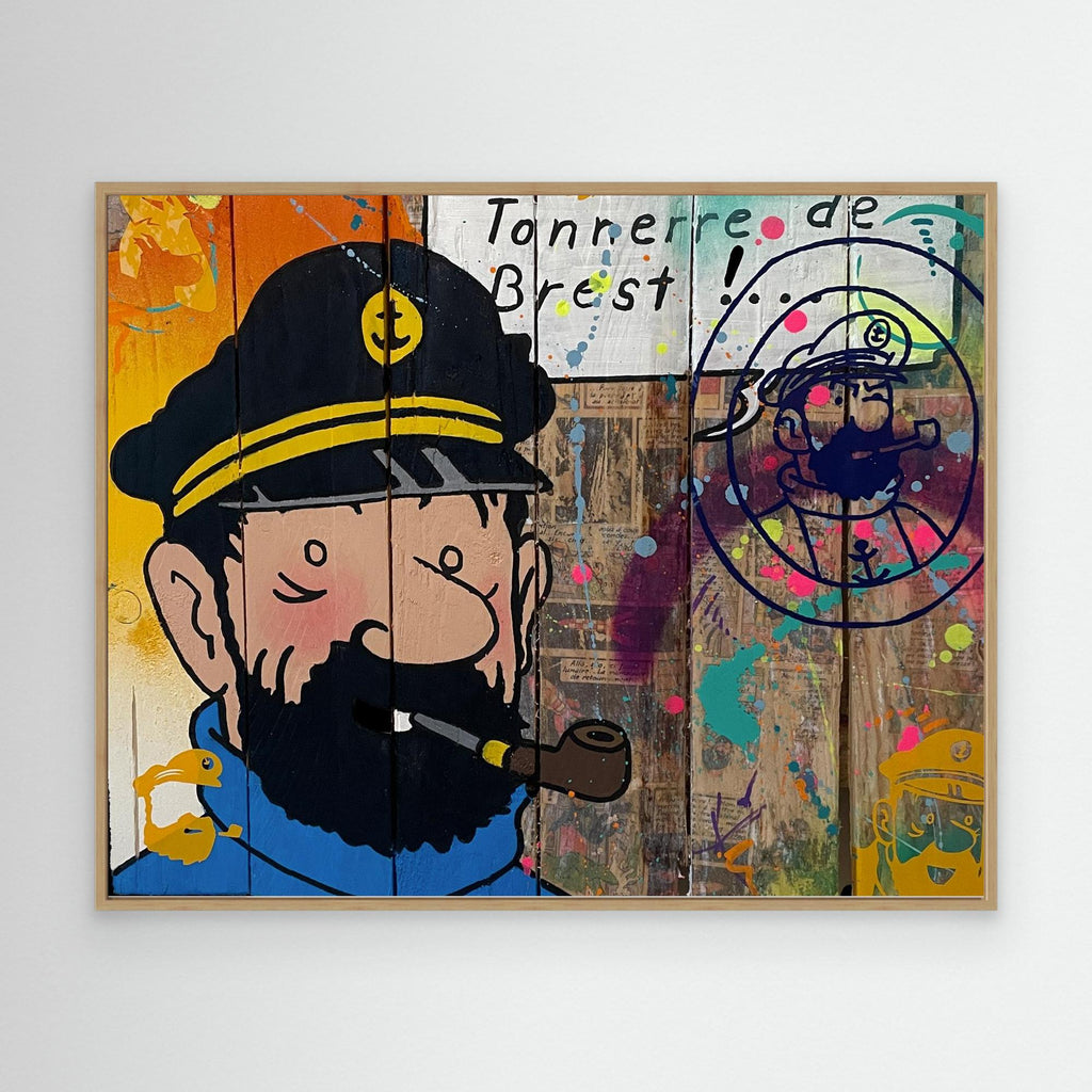 Capitaine Tonnerre reproduction officielle sur toile