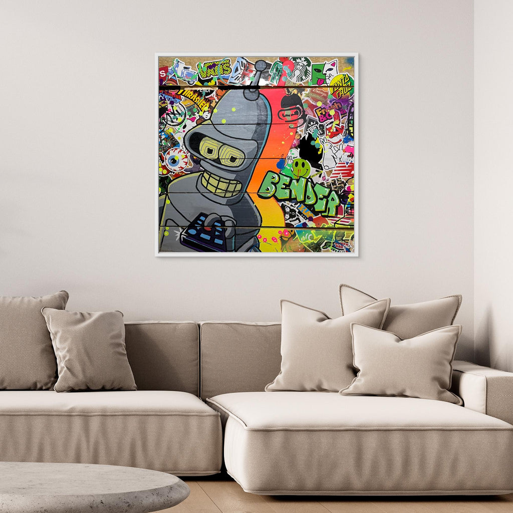 Bender reproduction officielle sur toile