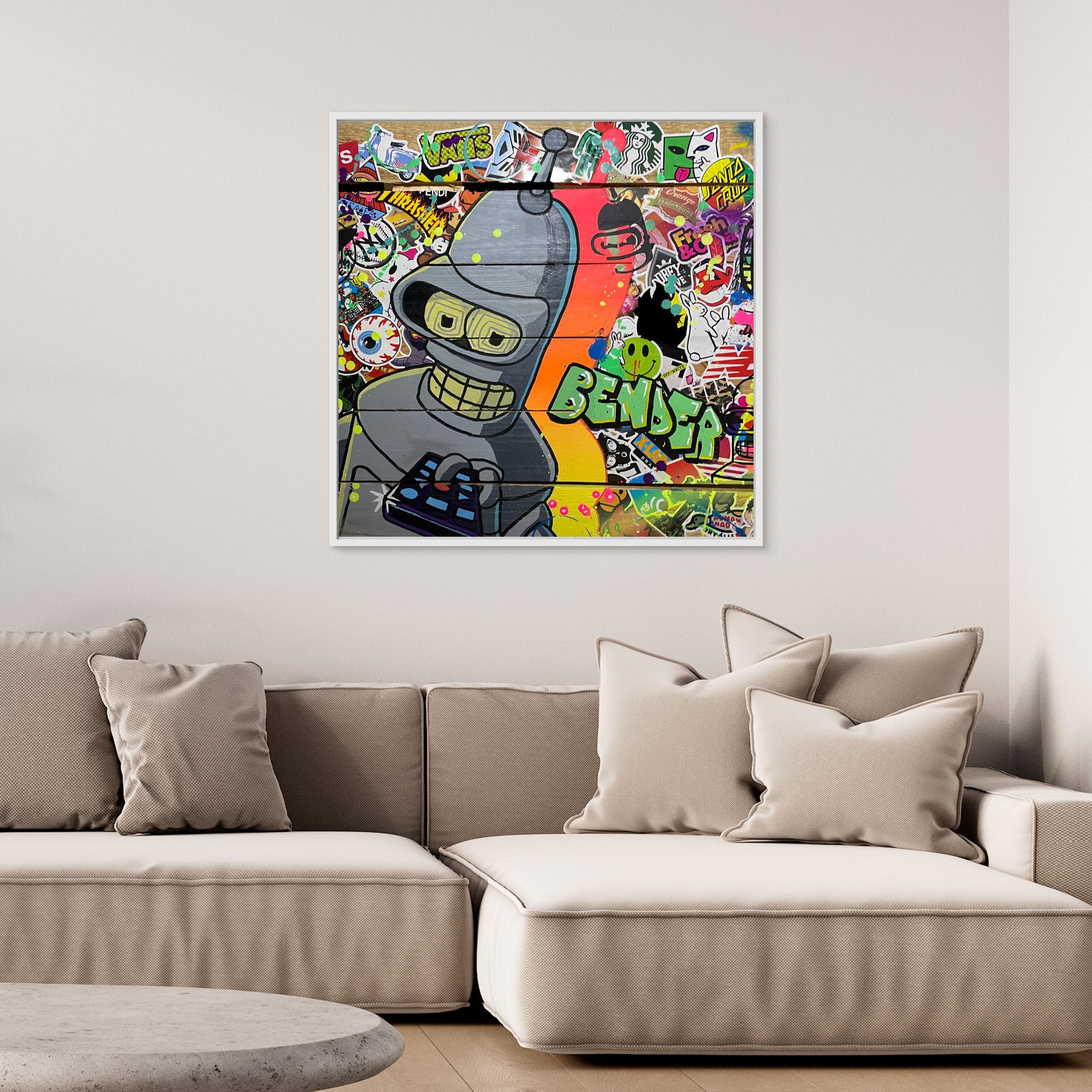 Bender reproduction officielle sur toile