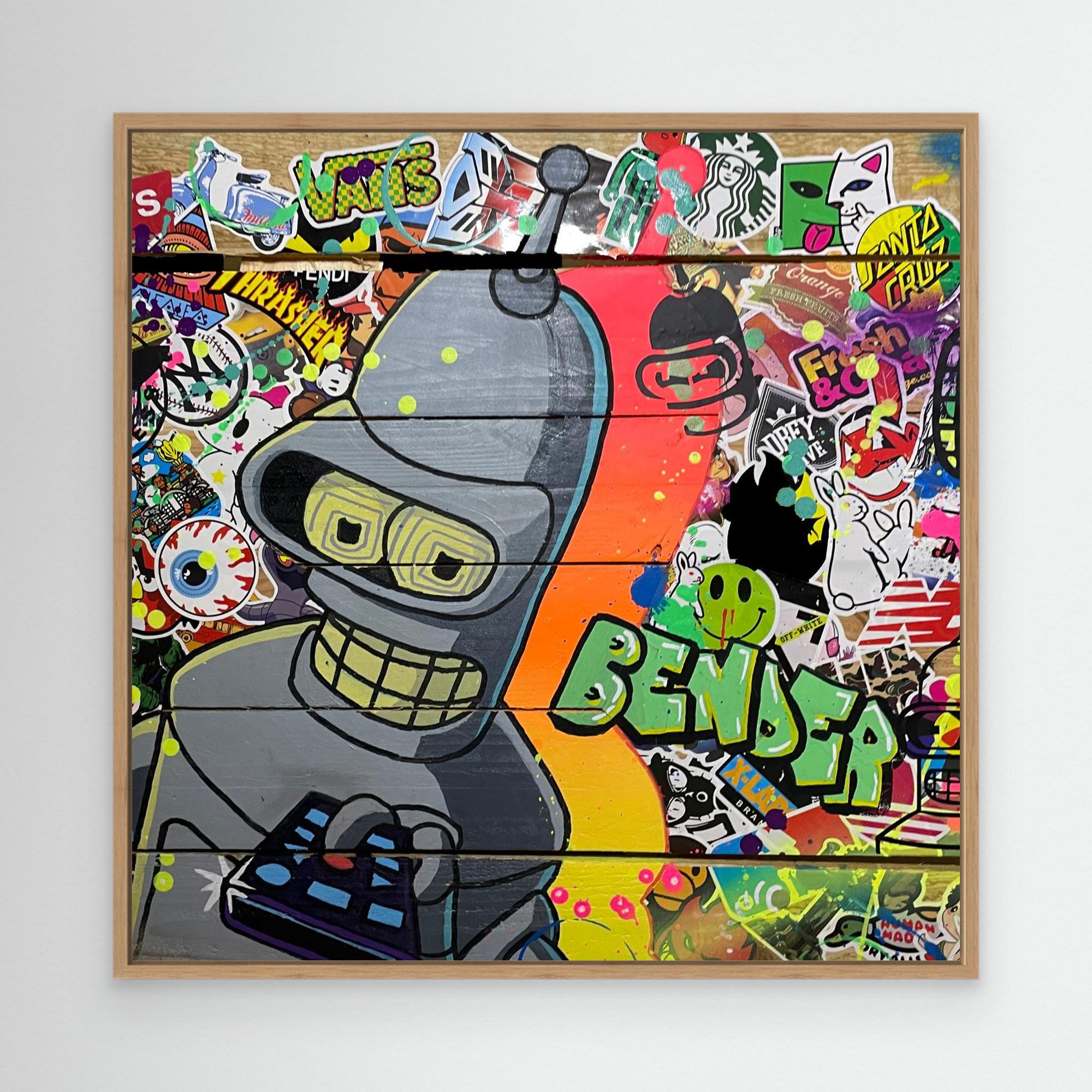 Bender reproduction officielle sur toile