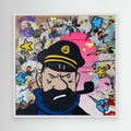 Capitaine face reproduction officielle sur toile