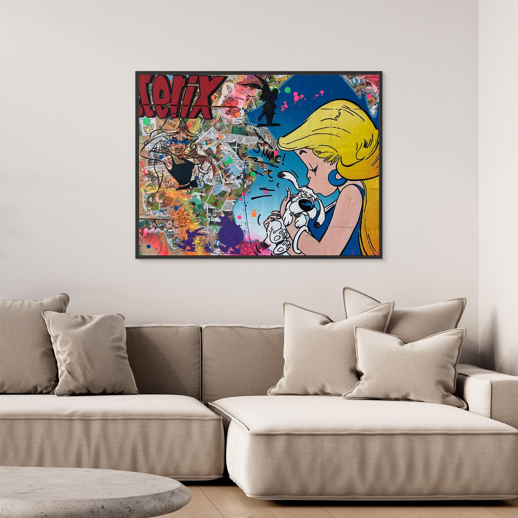 Falbala reproduction officielle sur toile de l'œuvre de Vincent STREIFF