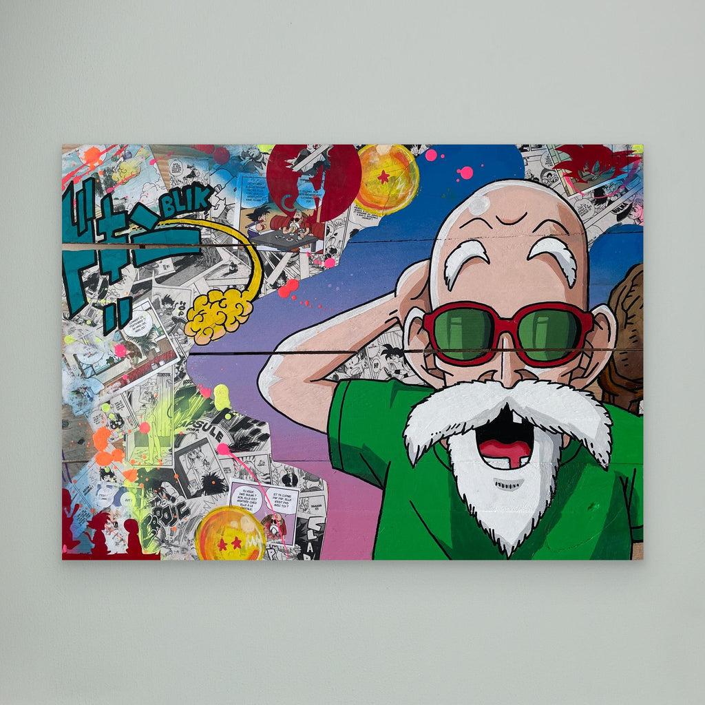 Tortue Géniale reproduction officielle sur toile de l'œuvre de Vincent STREIFF