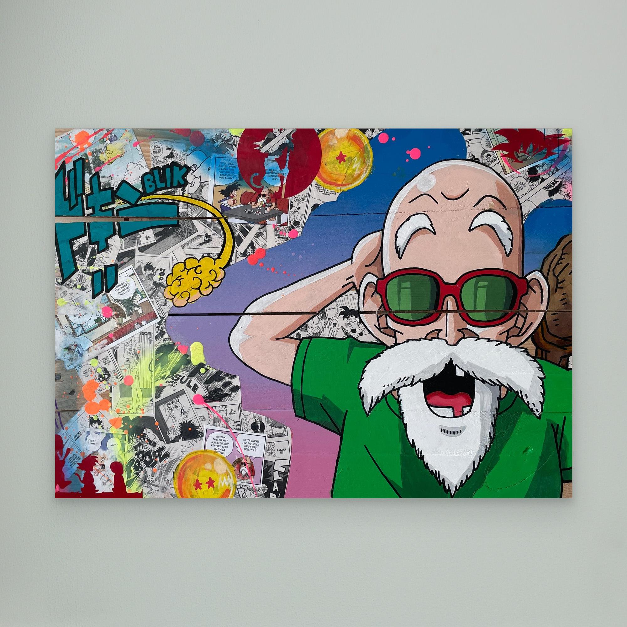 Tortue Géniale reproduction officielle sur toile de l'œuvre de Vincent STREIFF