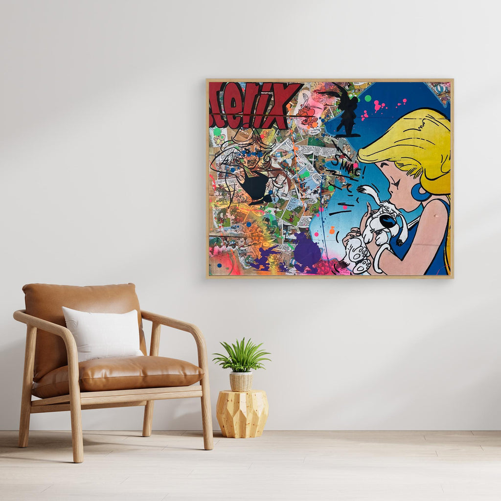 Falbala reproduction officielle sur toile de l'œuvre de Vincent STREIFF