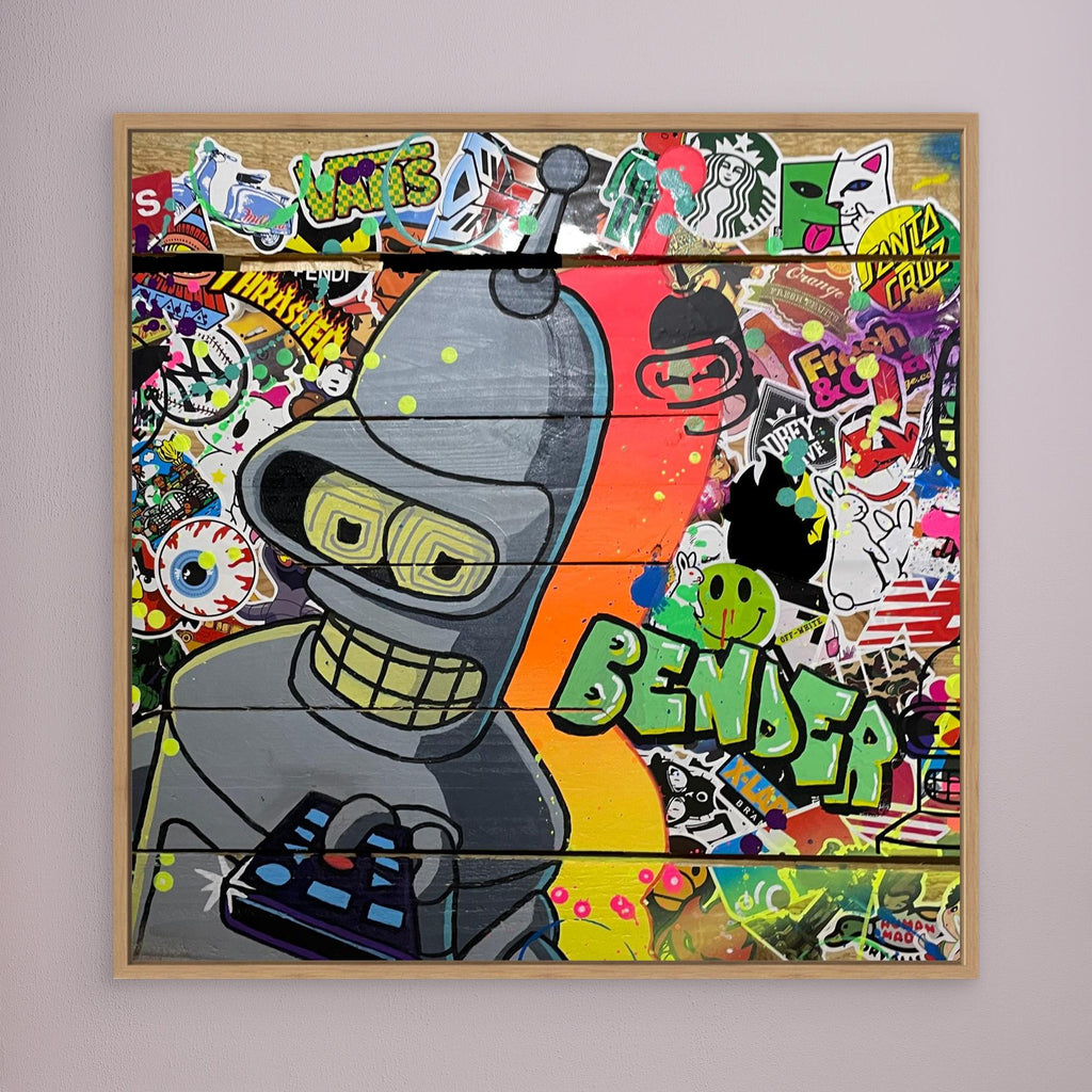 Bender reproduction officielle sur toile