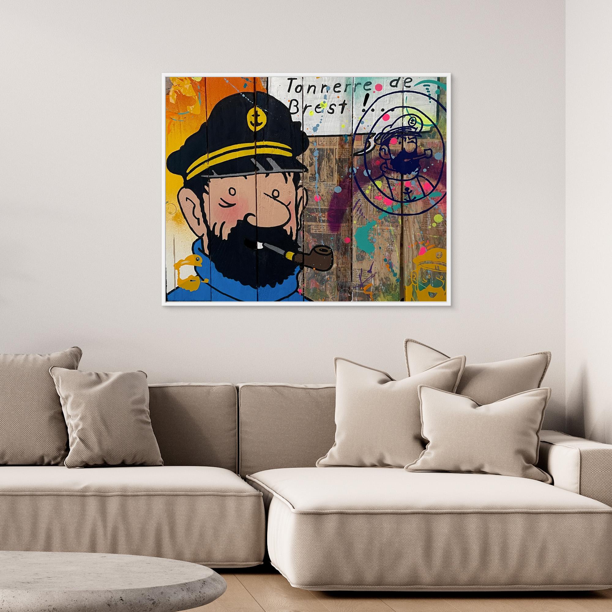 Capitaine Tonnerre reproduction officielle sur toile