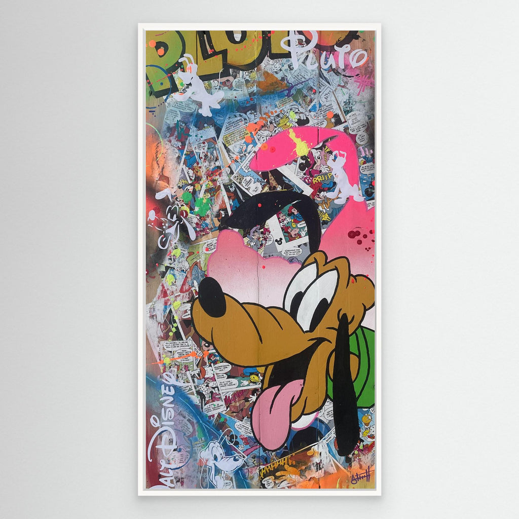 Pluto reproduction officielle sur toile de l'œuvre de Vincent STREIFF