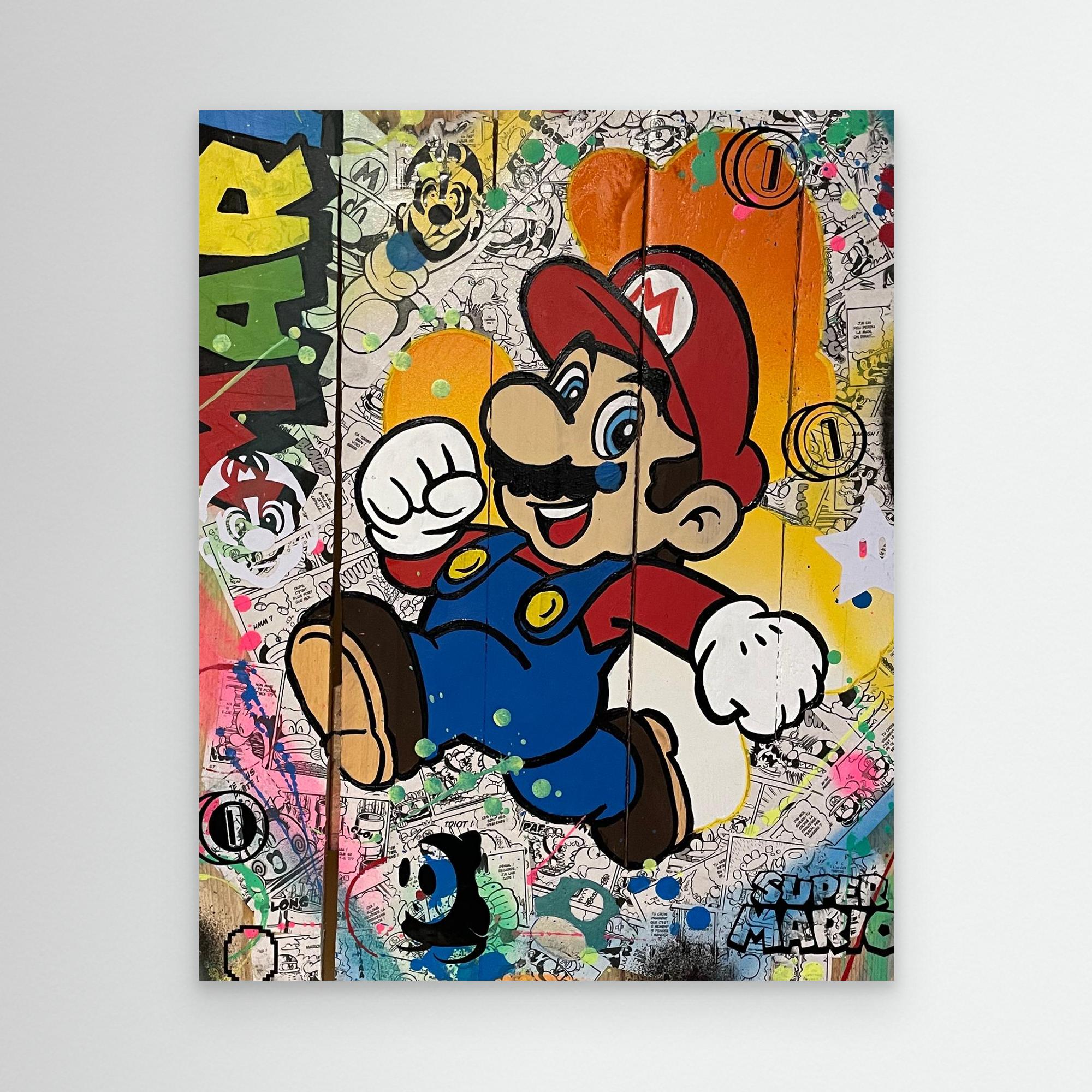 Mario Reproduction officielle sur toile