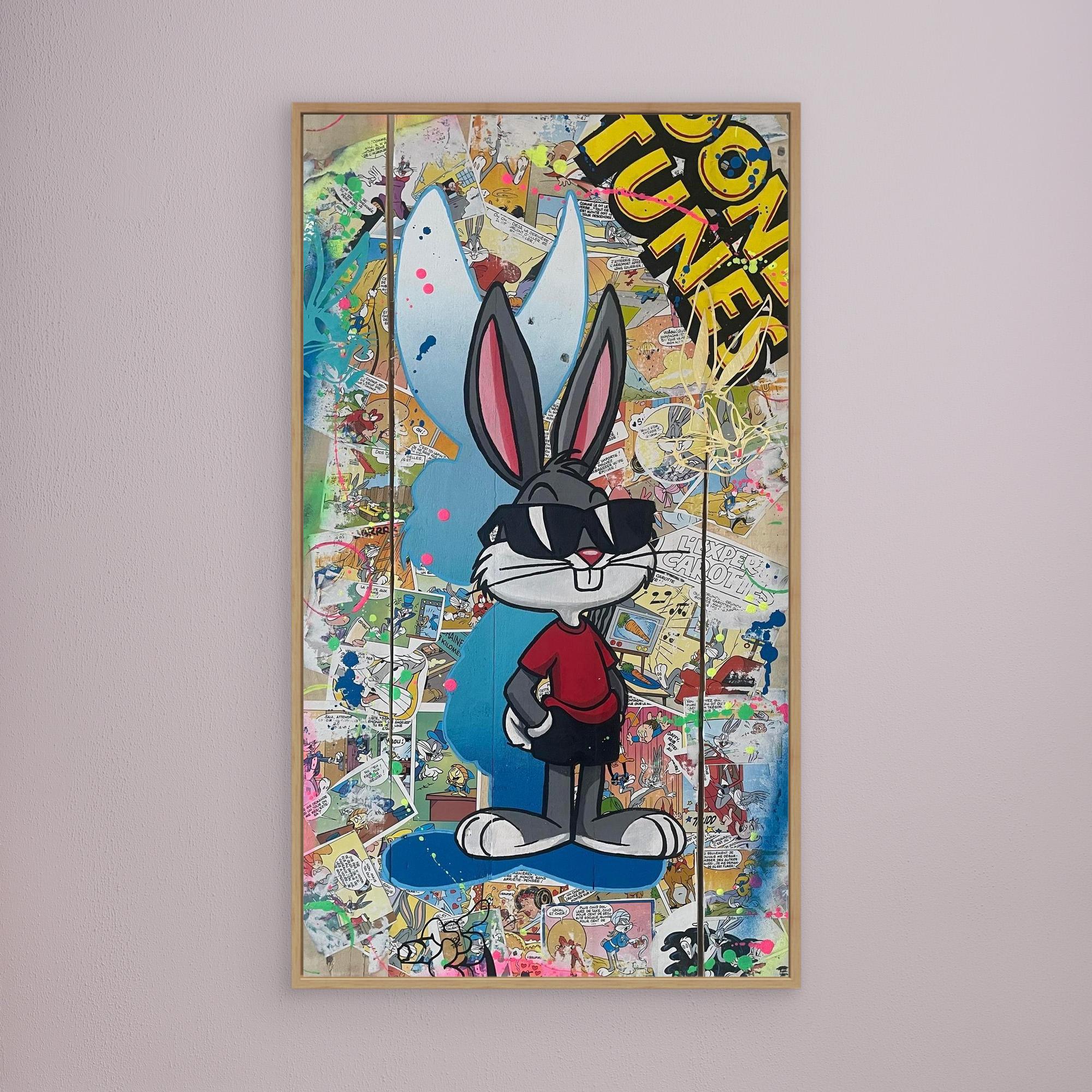 Bunny City Reproduction officielle sur toile