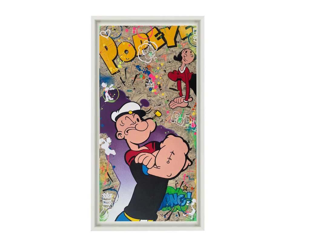 Popeye & Olive Pop Art