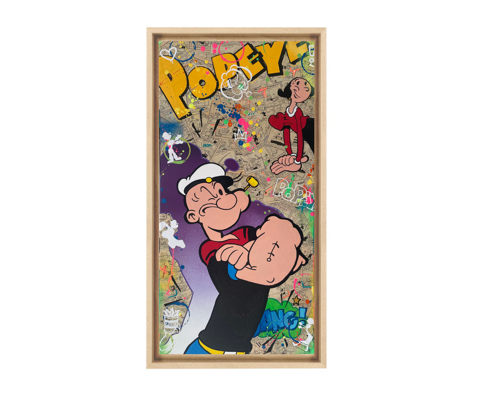 Popeye & Olive Pop Art