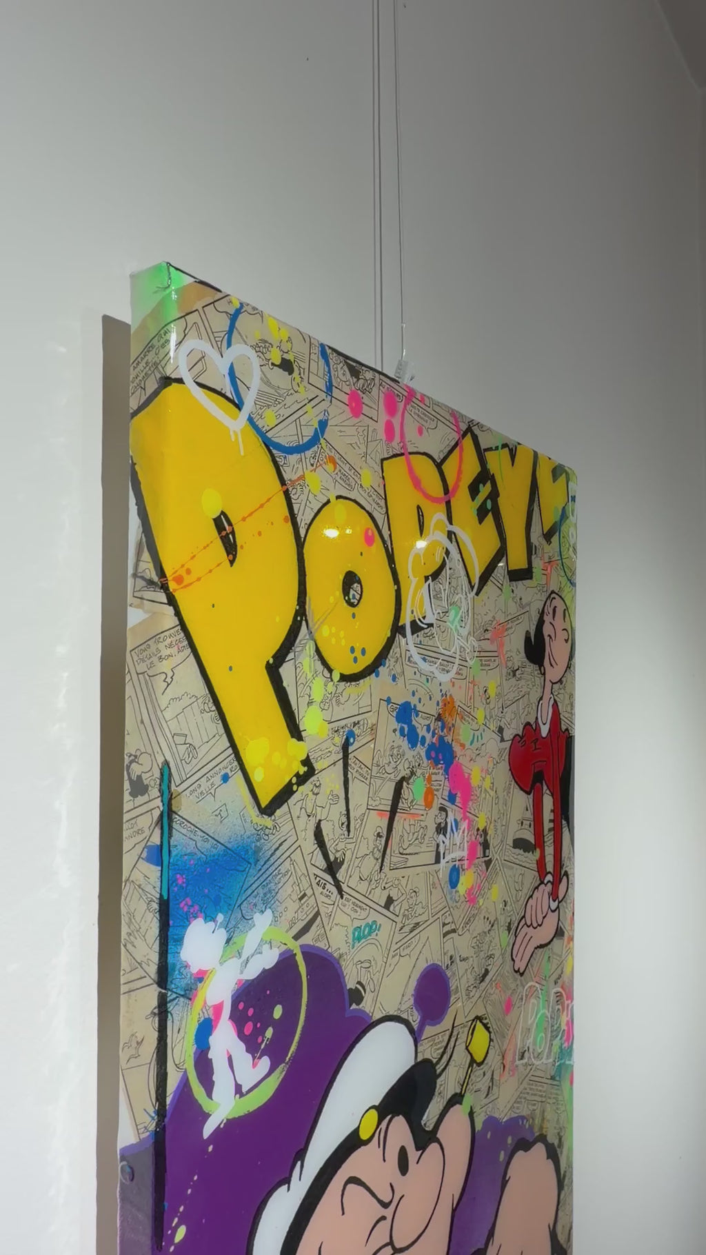 Popeye & Olive Pop Art