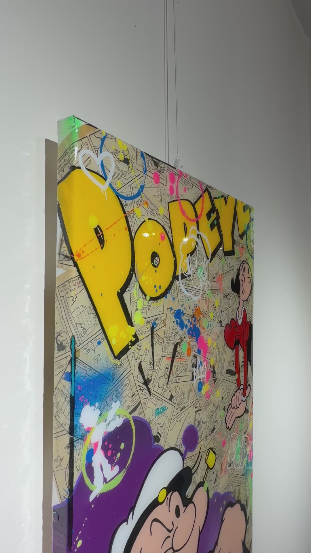 Popeye & Olive Pop Art