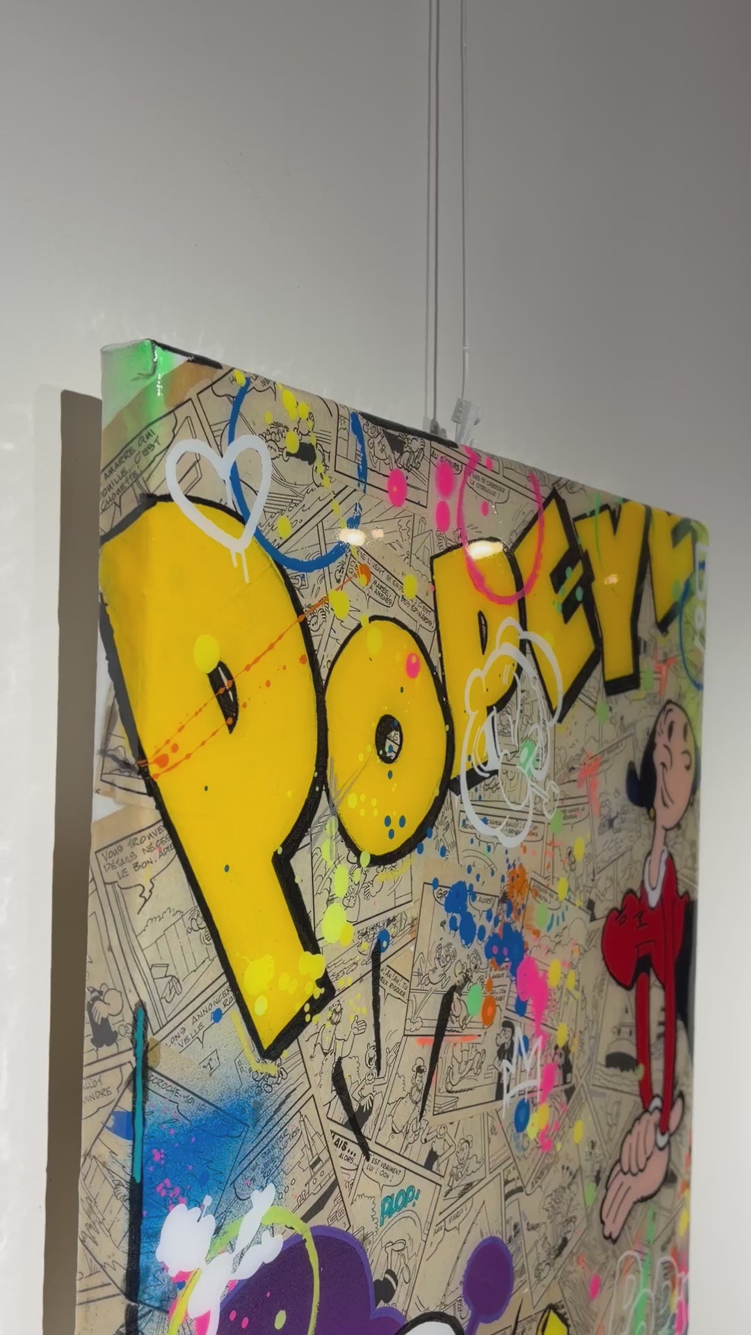 Popeye & Olive Pop Art