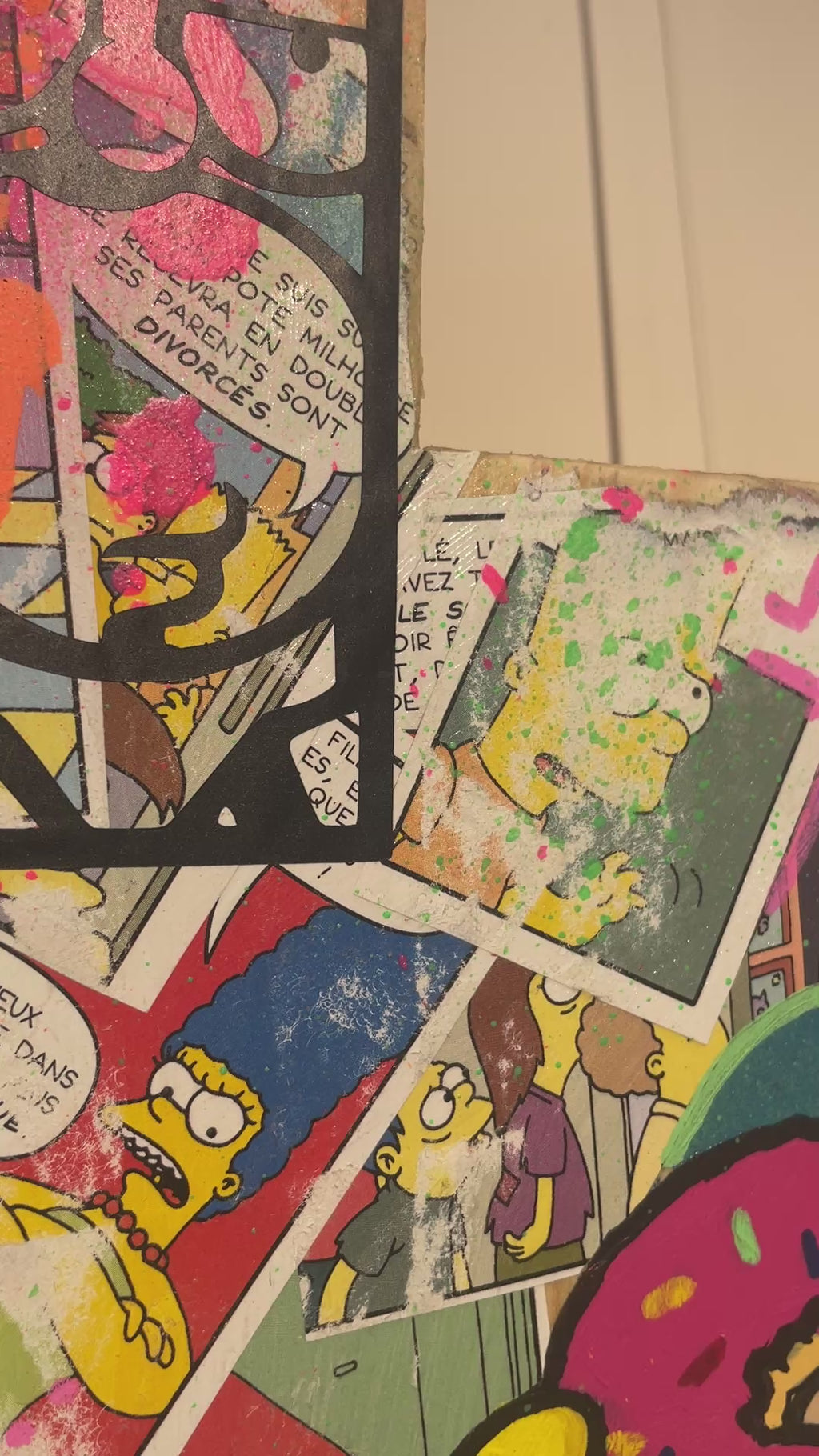 Tableau Pop Art OMER SIMPSONS