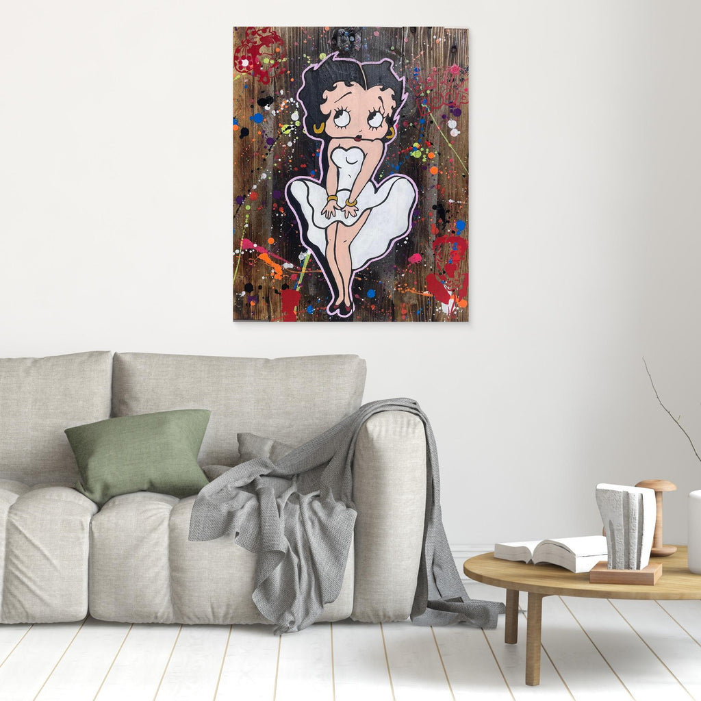 Betty Boop reporduction officielle sur toile