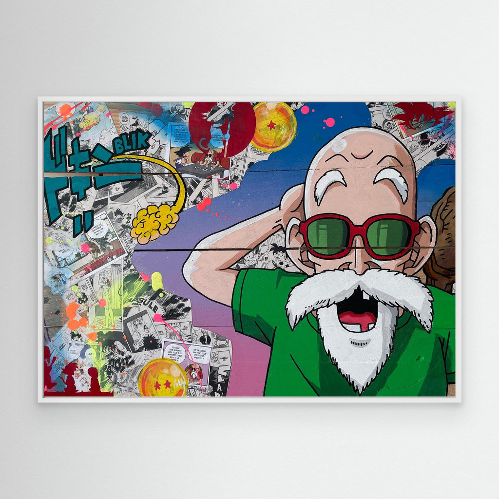 Tortue Géniale reproduction officielle sur toile de l'œuvre de Vincent STREIFF