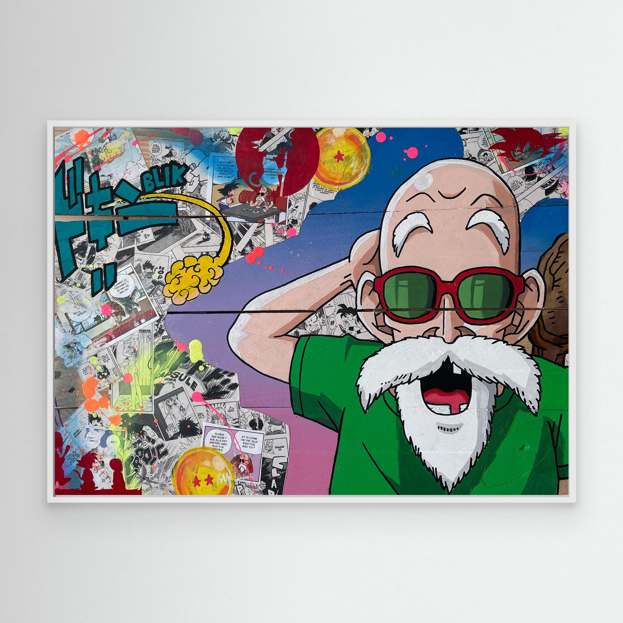 Tortue Géniale reproduction officielle sur toile de l'œuvre de Vincent STREIFF