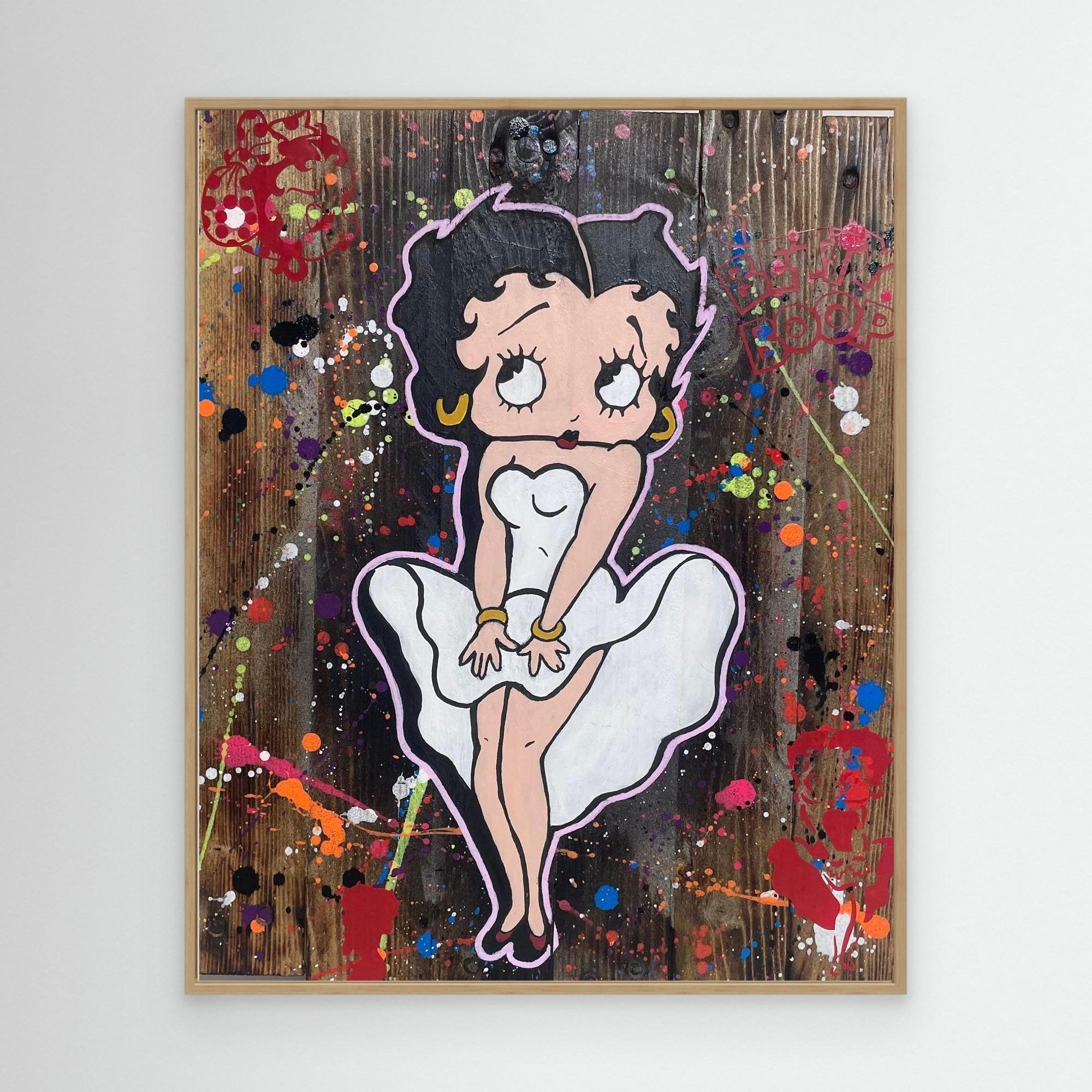 Betty Boop reporduction officielle sur toile