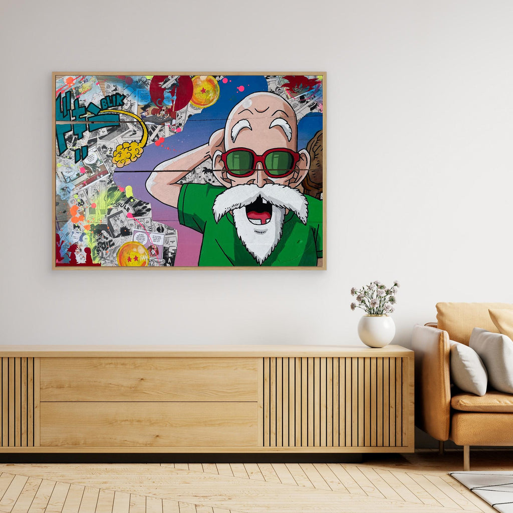 Tortue Géniale reproduction officielle sur toile de l'œuvre de Vincent STREIFF