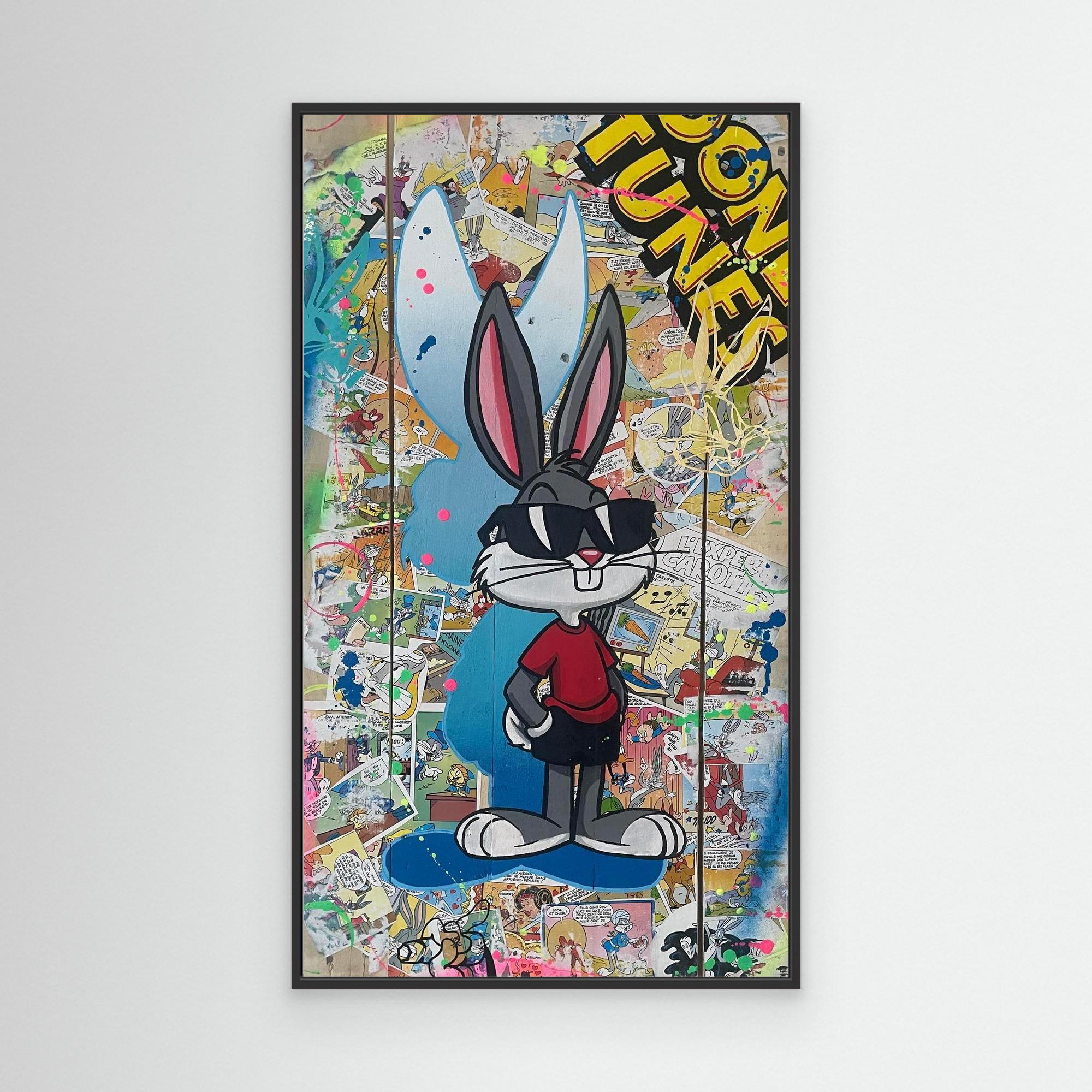 Bunny City Reproduction officielle sur toile