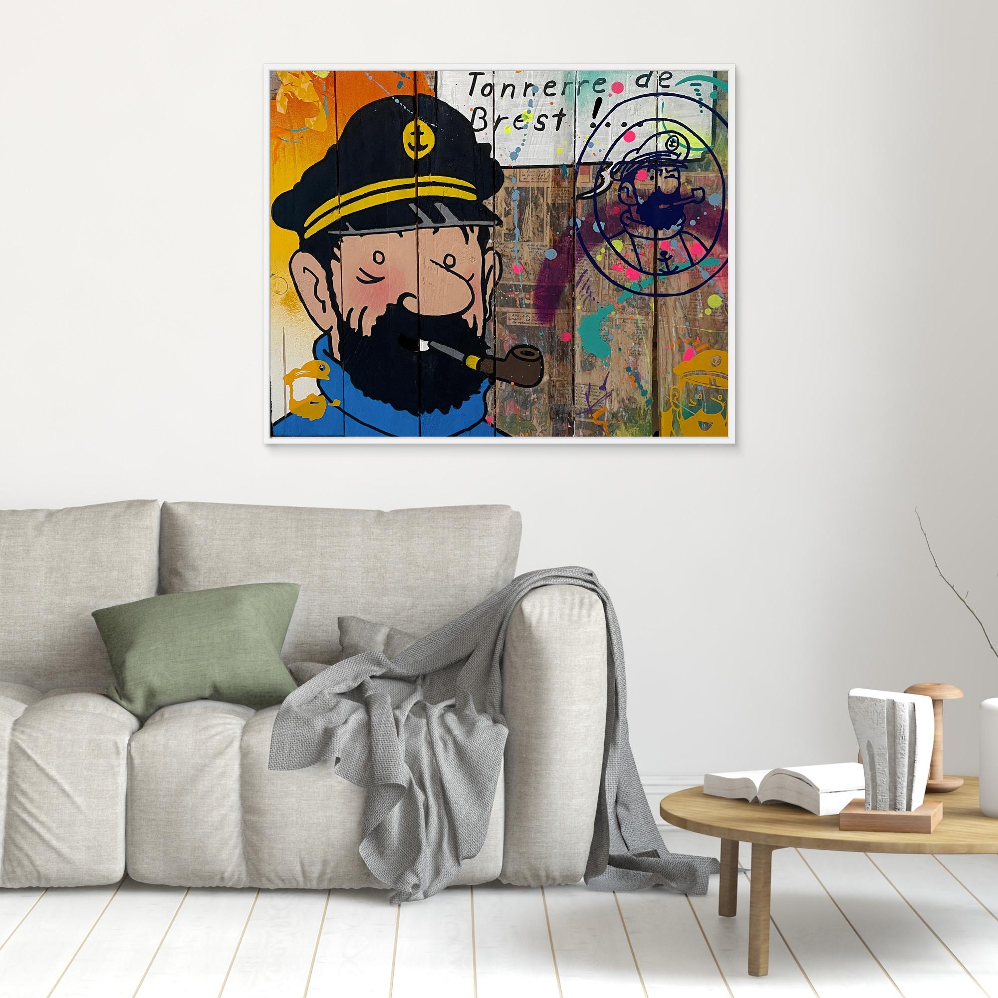 Capitaine Tonnerre reproduction officielle sur toile