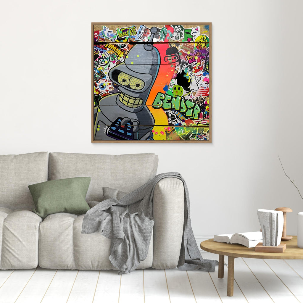 Bender reproduction officielle sur toile