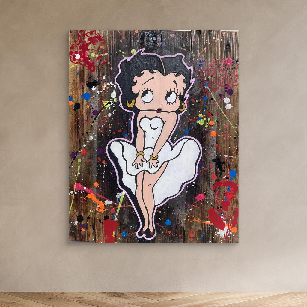 Betty Boop reporduction officielle sur toile