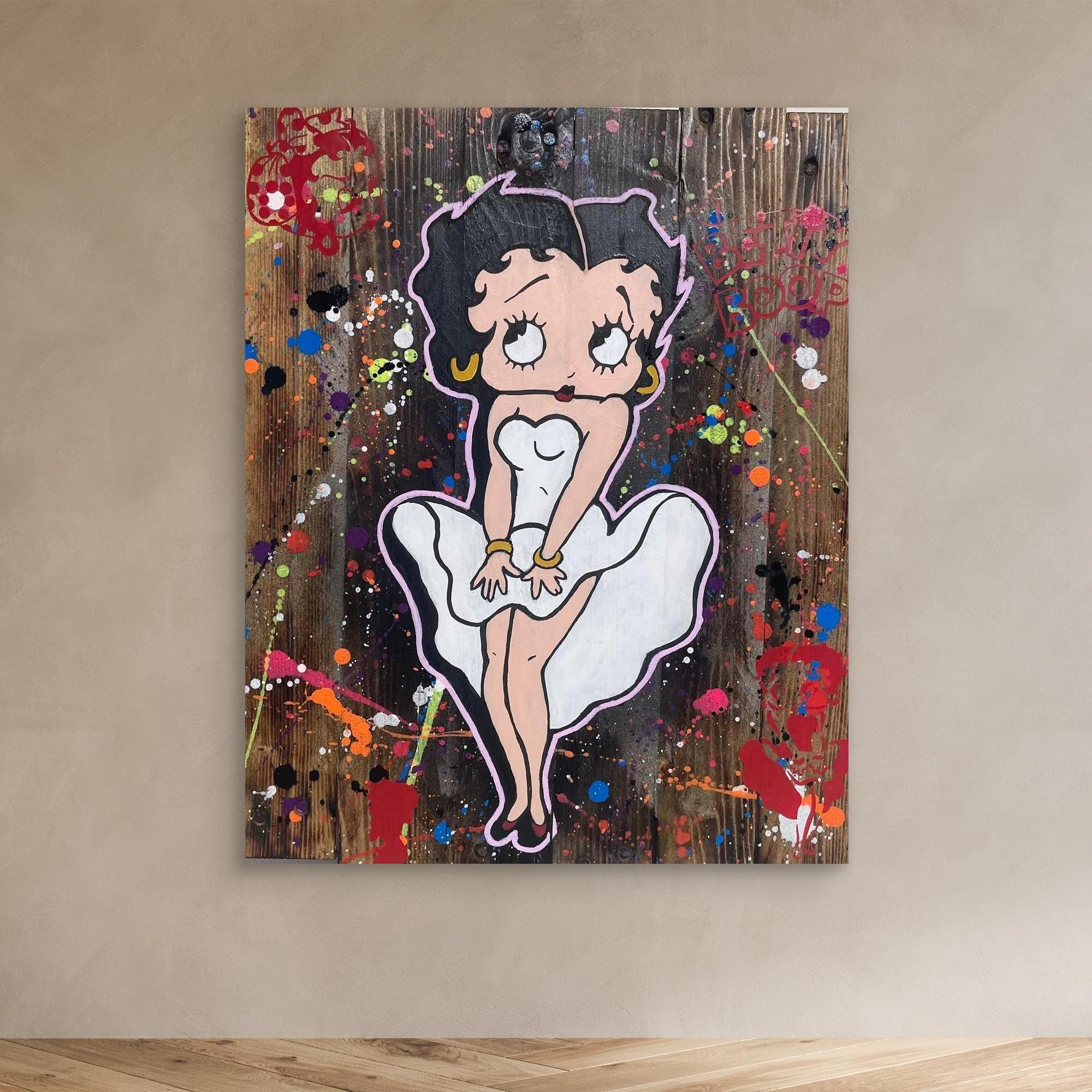 Betty Boop reporduction officielle sur toile