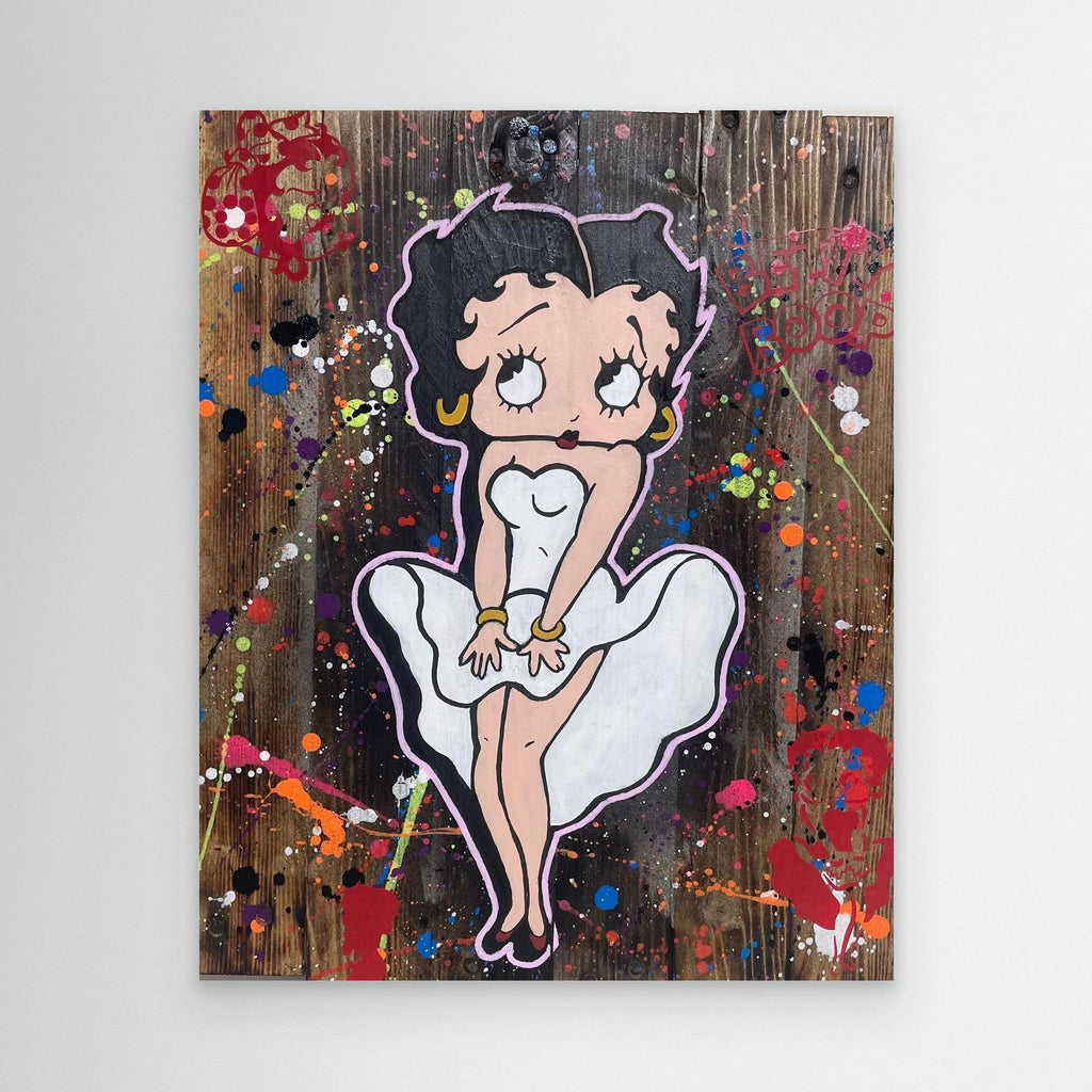 Betty Boop reporduction officielle sur toile