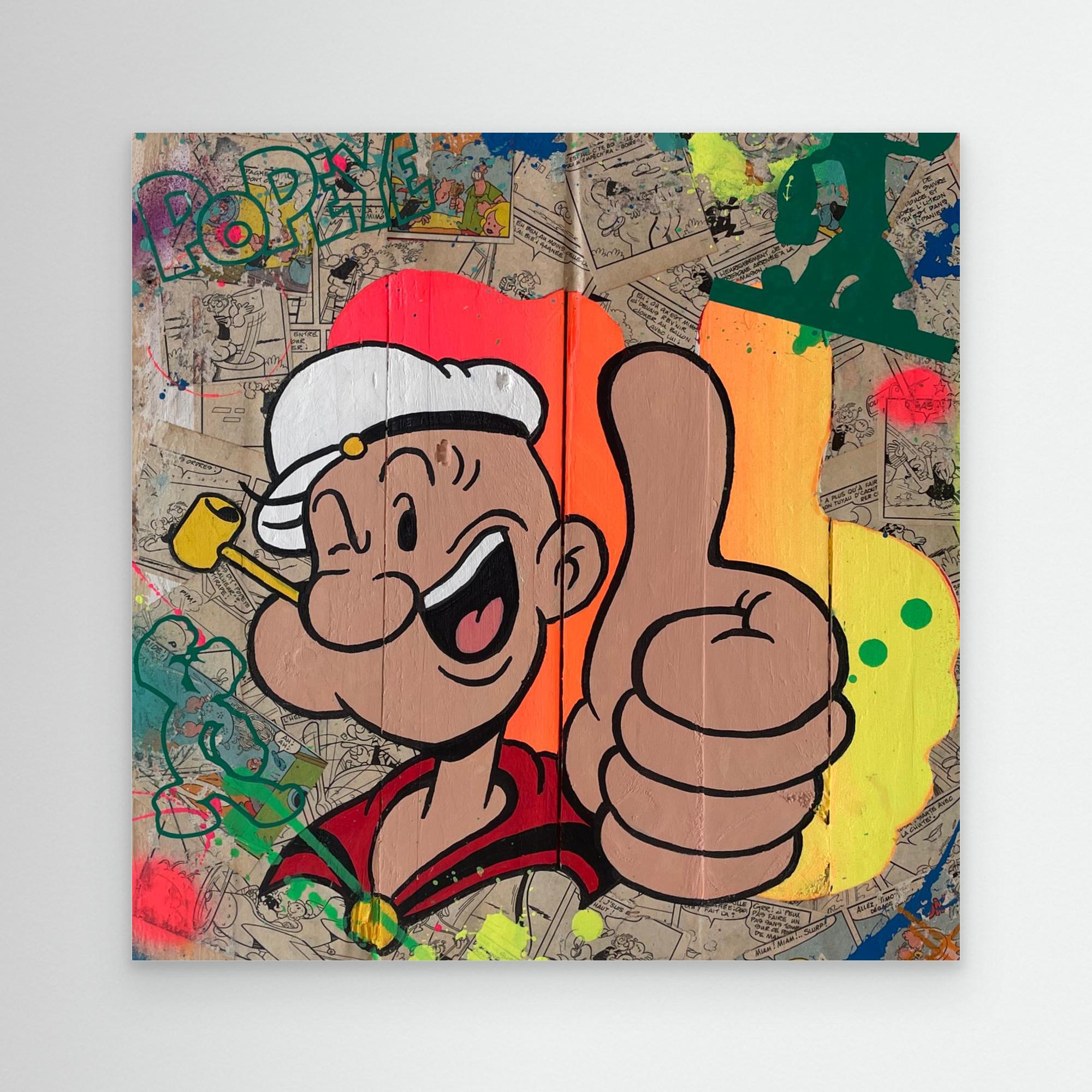 Popeye reproduction officielle sur toile