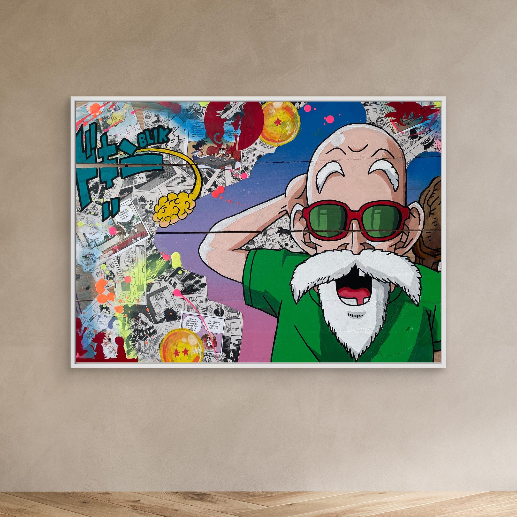 Tortue Géniale reproduction officielle sur toile de l'œuvre de Vincent STREIFF