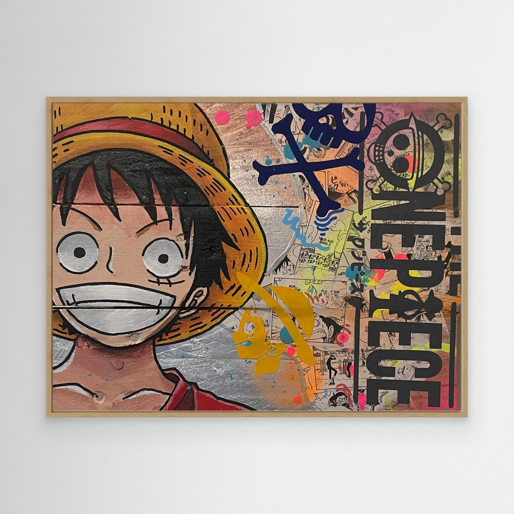 One piece reproduction officielle sur Toile