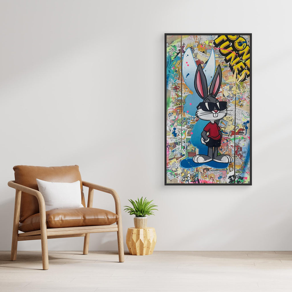 Bunny City Reproduction officielle sur toile