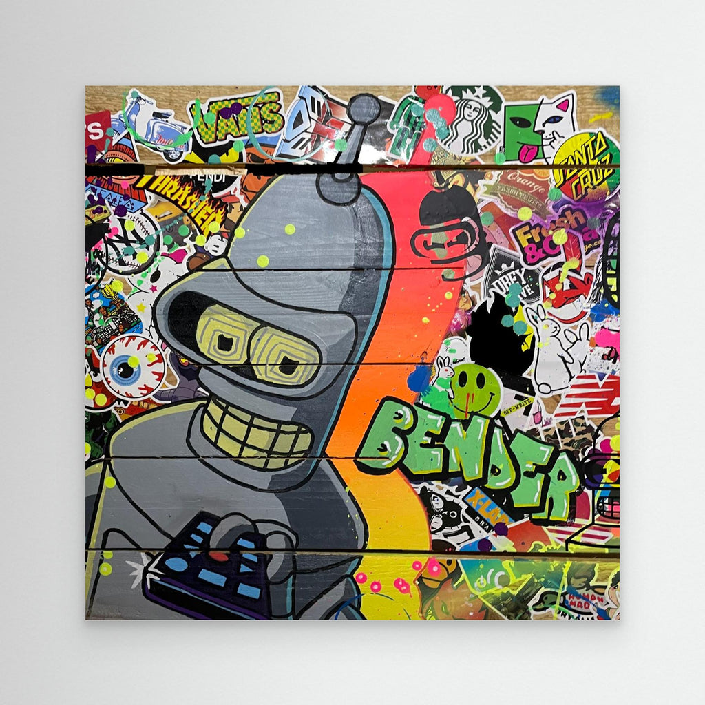Bender reproduction officielle sur toile