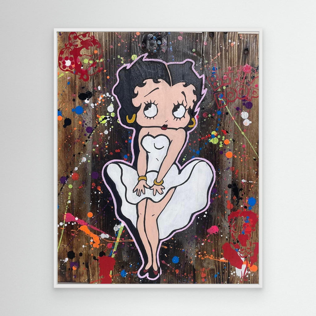 Betty Boop reporduction officielle sur toile