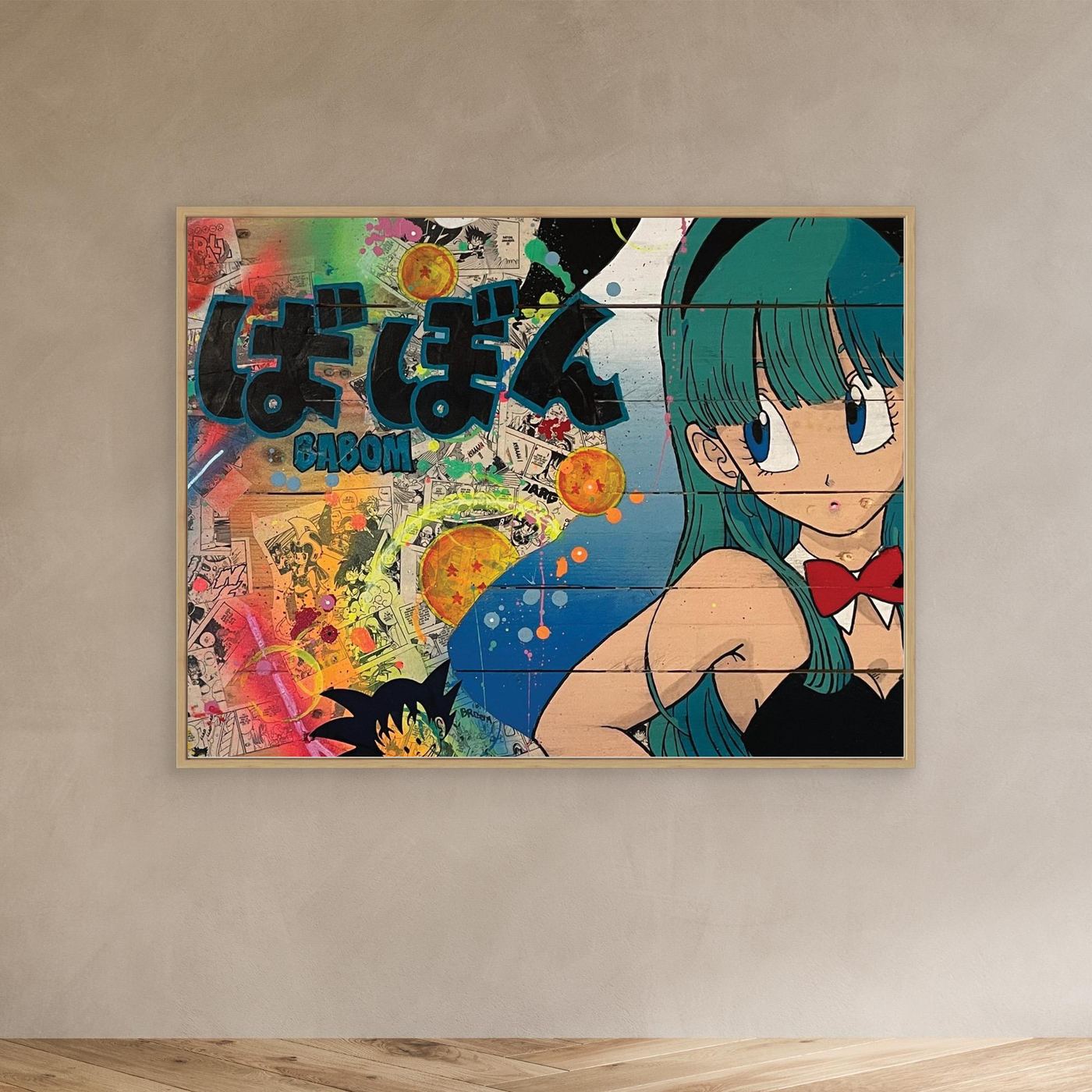 Bulma impression sur toile de l'œuvre originale de Vincent STREIFF