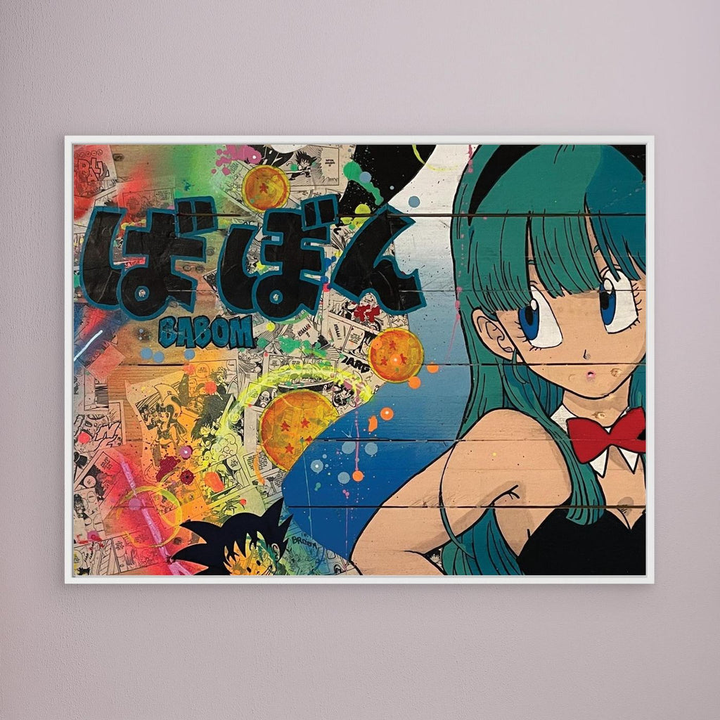 Bulma impression sur toile de l'œuvre originale de Vincent STREIFF
