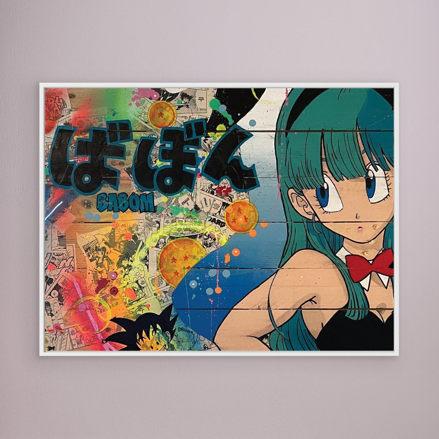Bulma impression sur toile de l'œuvre originale de Vincent STREIFF