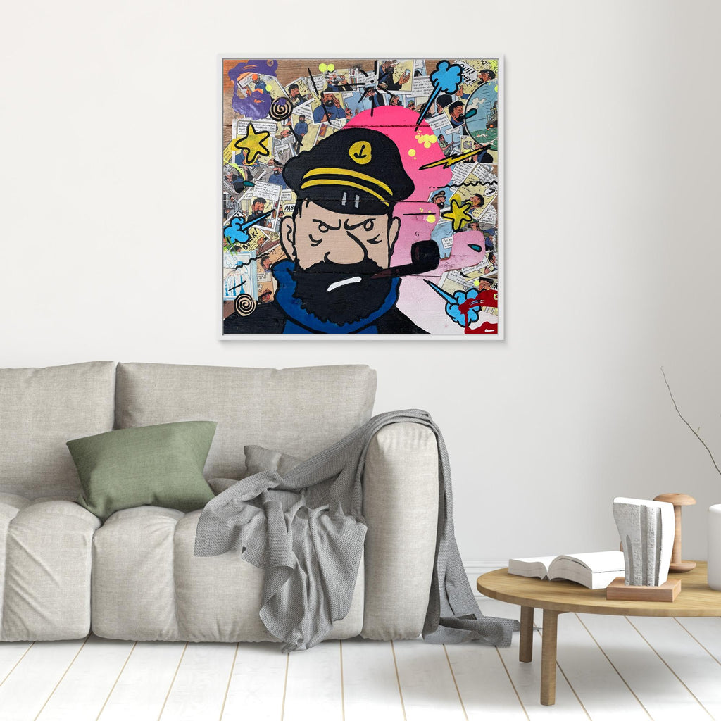 Capitaine face reproduction officielle sur toile