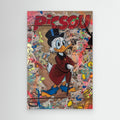 Picsou impression sur toile de l'œuvre originale de Vincent STREIFF