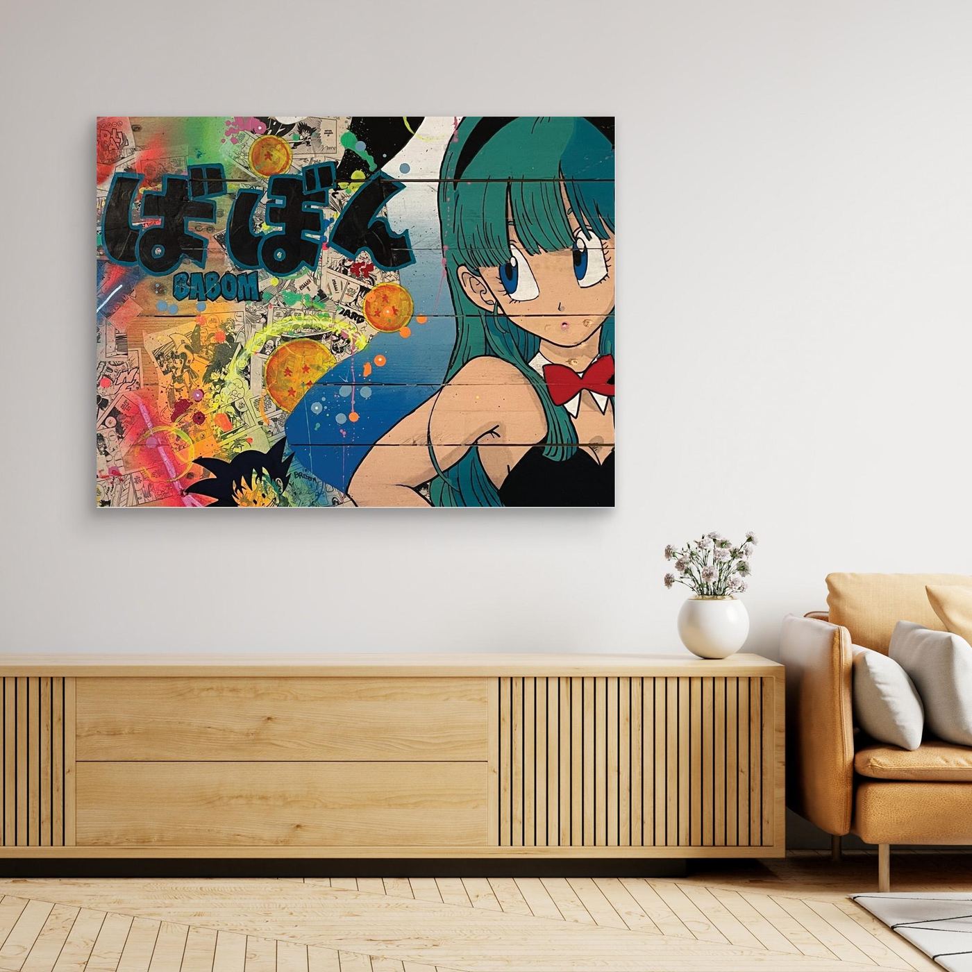 Bulma impression sur toile de l'œuvre originale de Vincent STREIFF