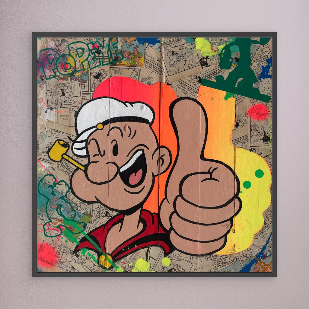 Popeye reproduction officielle sur toile