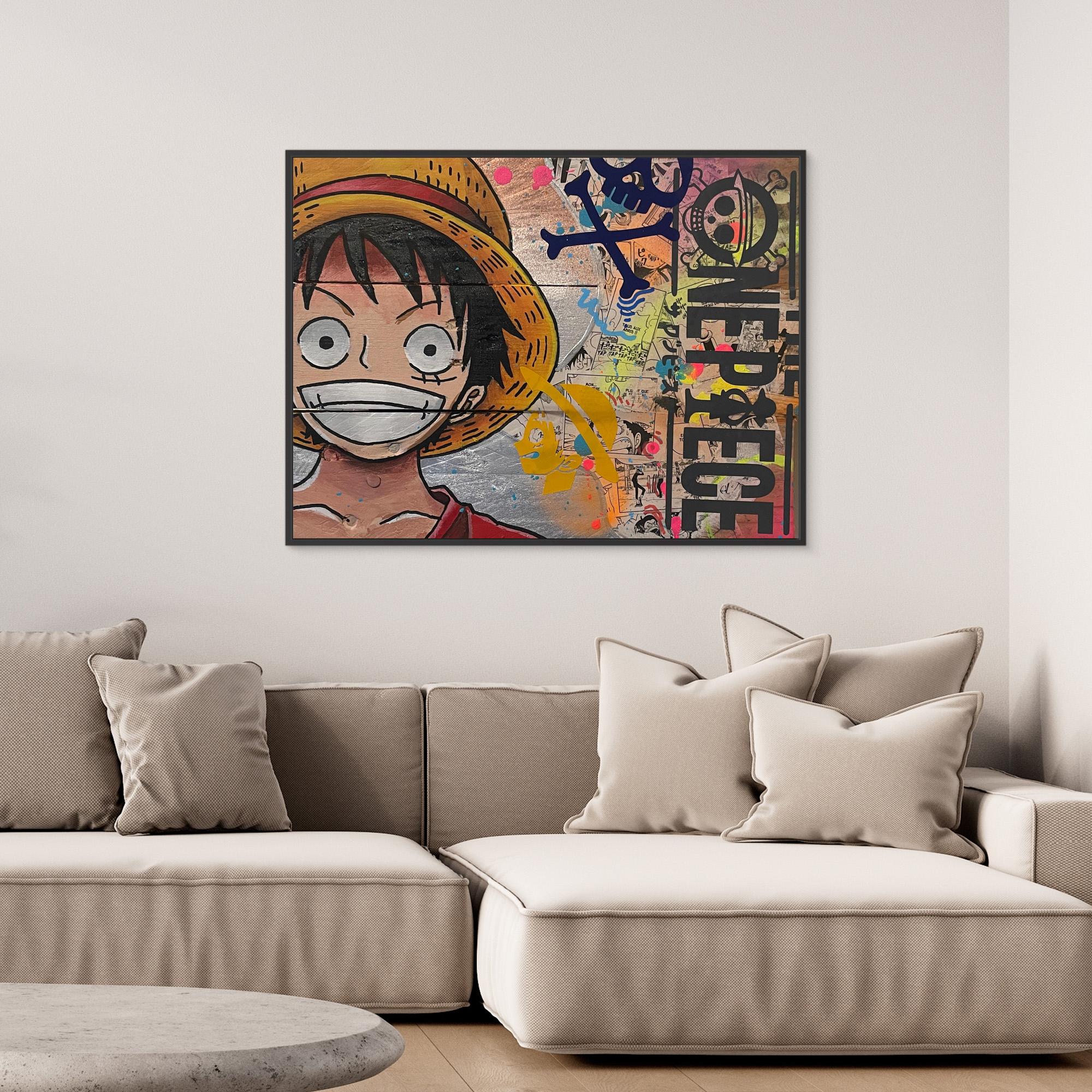 One piece reproduction officielle sur Toile