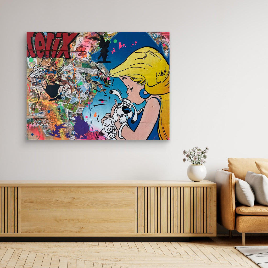 Falbala reproduction officielle sur toile de l'œuvre de Vincent STREIFF